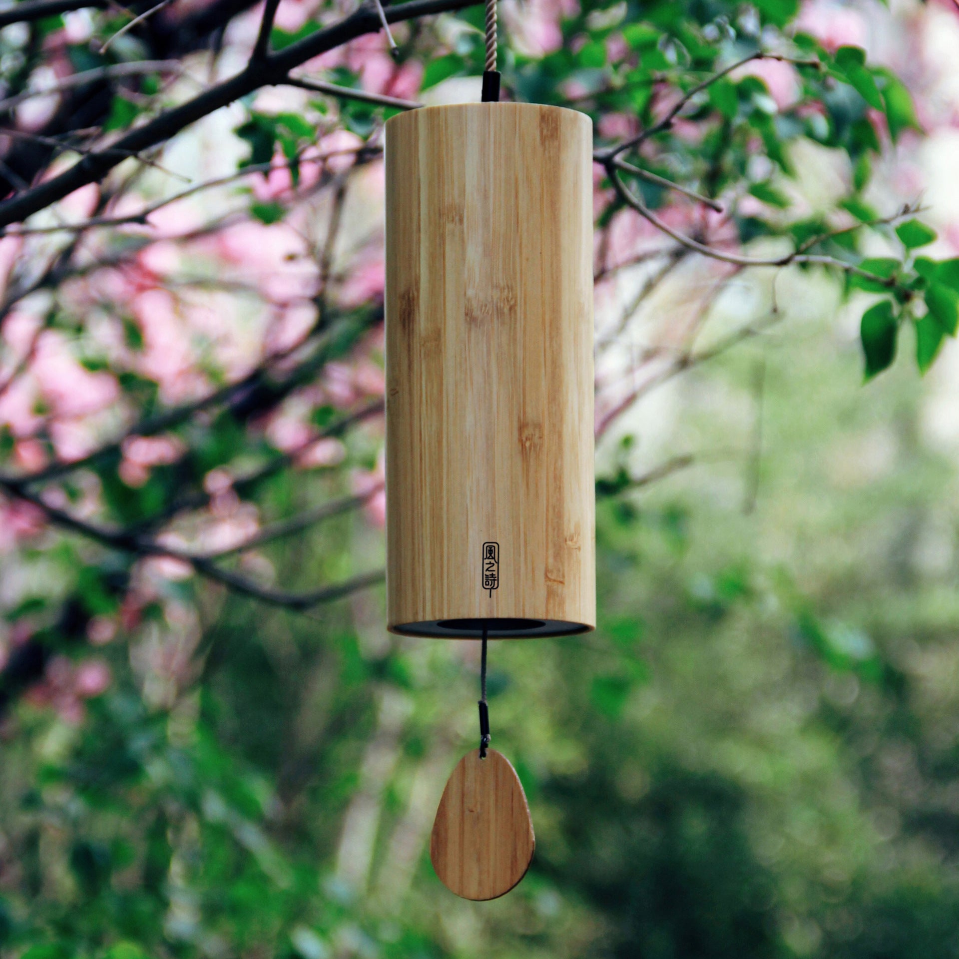 Bamboo Wind Chimes Windchime Windbell for Outdoor Garden - Minihomy