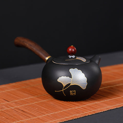 Japanese Household Ceramic Tea Maker, Hand-Held Pot, Heat-Resistant And Anti-Scald Kung Fu Tea Set