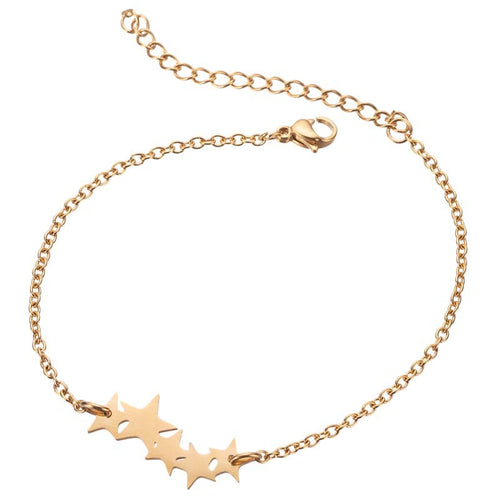 Cross-border European And American Style Five-pointed Star Bracel