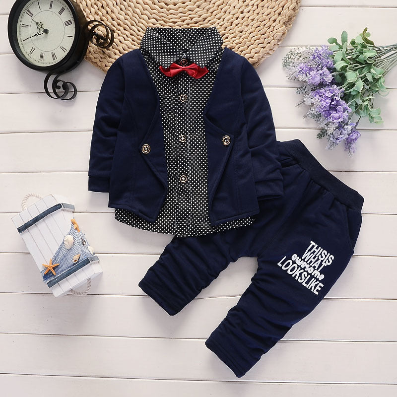 Toddler Boys Casual Suit Set Infant Boys Children Clothing Set