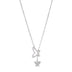 Flash Diamond Butterfly Tassel Necklace Female Clavicle Chain