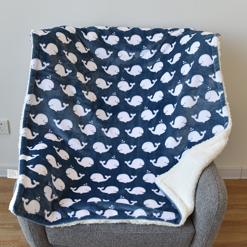 Baby Flannel Shawl Blanket