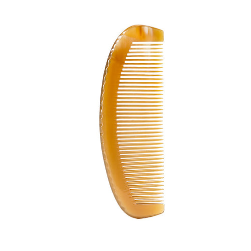 Yak Horn Comb Scalp Massage Tool Tooth Orescent