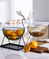 Homeware Creative Living Room Nordic Fruit Plate Basket Storage Basket Iron Art - Minihomy