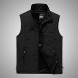 Vest With Many Pockets Autumn Male Casual Thick Multi Pocket Waistcoat