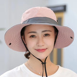 Outdoor sunshade hat couple fisherman's hat