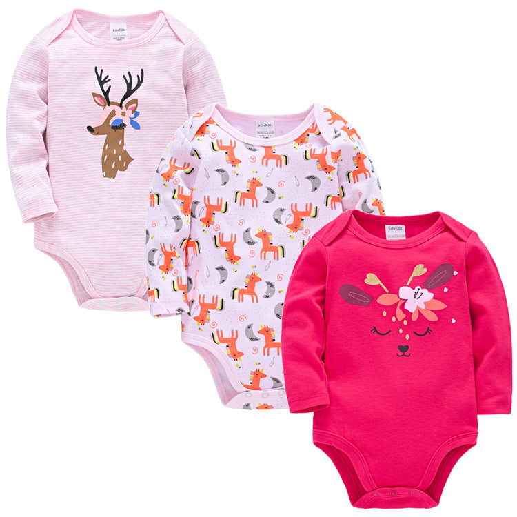 Baby Long Sleeve Bodysuit Baby Clothing - Minihomy