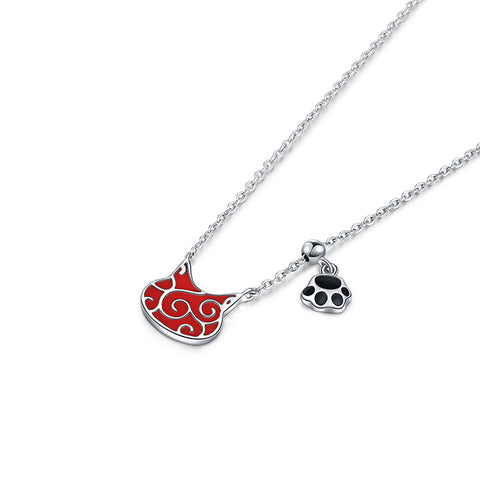 Necklace Female Sterling Silver Temperature Change Color Niche Birthday Gift