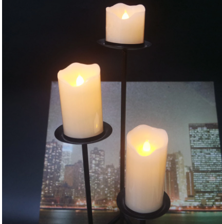 LED Electronic Candle Light Oblique Mouth Ordinary Artificial Paraffin Fake Candle Light