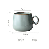 Ceramic Coffee Cup Retro Kiln Ceramic  Japanese Cup