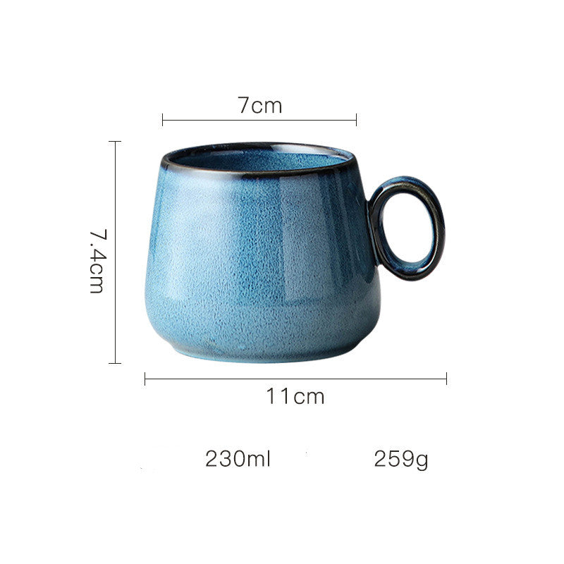 Ceramic Coffee Cup Retro Kiln Ceramic  Japanese Cup
