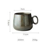 Ceramic Coffee Cup Retro Kiln Ceramic  Japanese Cup