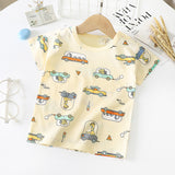 Children's Short-Sleeved T-Shirt - Cotton Baby Half-Sleeved Bottoming Shirt