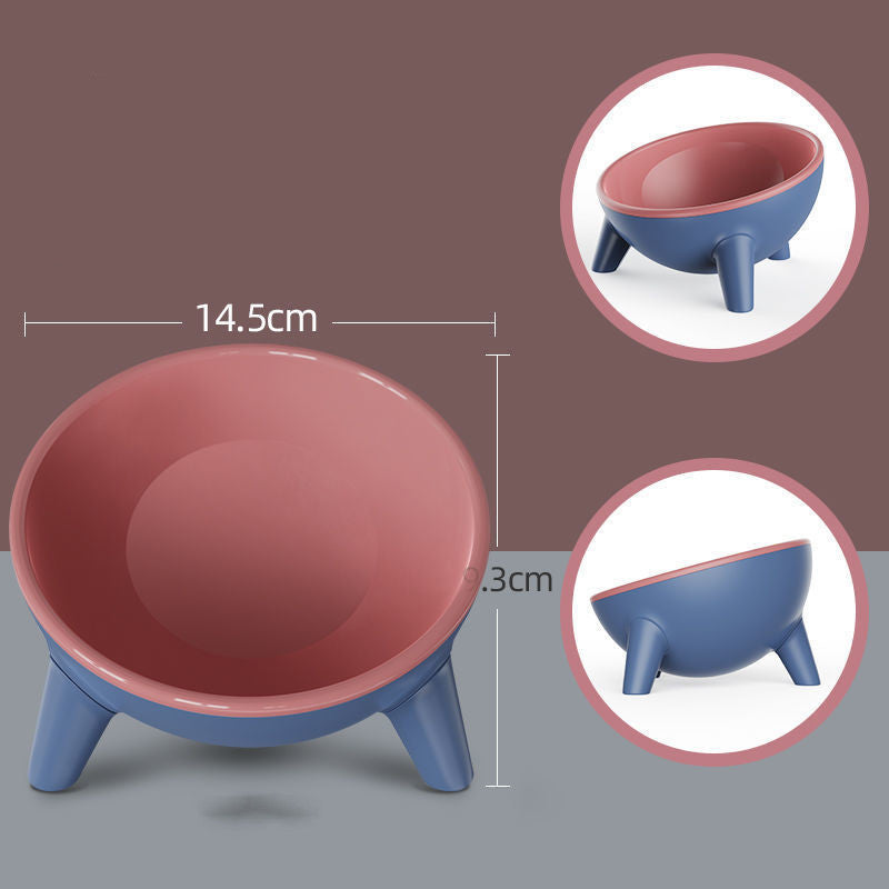 Cat Dog Bowl With Stand Pet Feeding Food Bowls Dogs Bunny Rabbit Nordic Color Feeder Product Supplies Pet Accessories - Minihomy