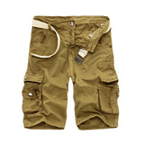 Men's Overalls Summer Camouflage Pants Loose Five Point Pants