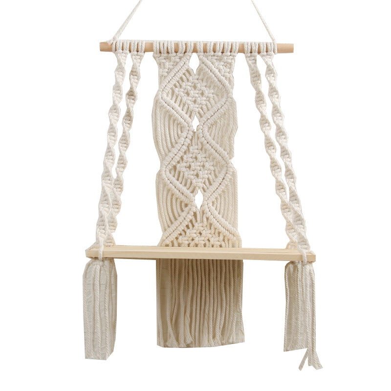 Hand-Woven Tapestry Cotton Rope Wall Hanging - Minihomy