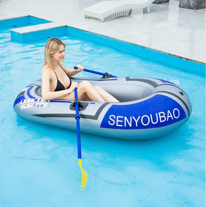 Single Boat Double Inflatable Boat Kayak PVC Boat Hovercraft Fishing Boat