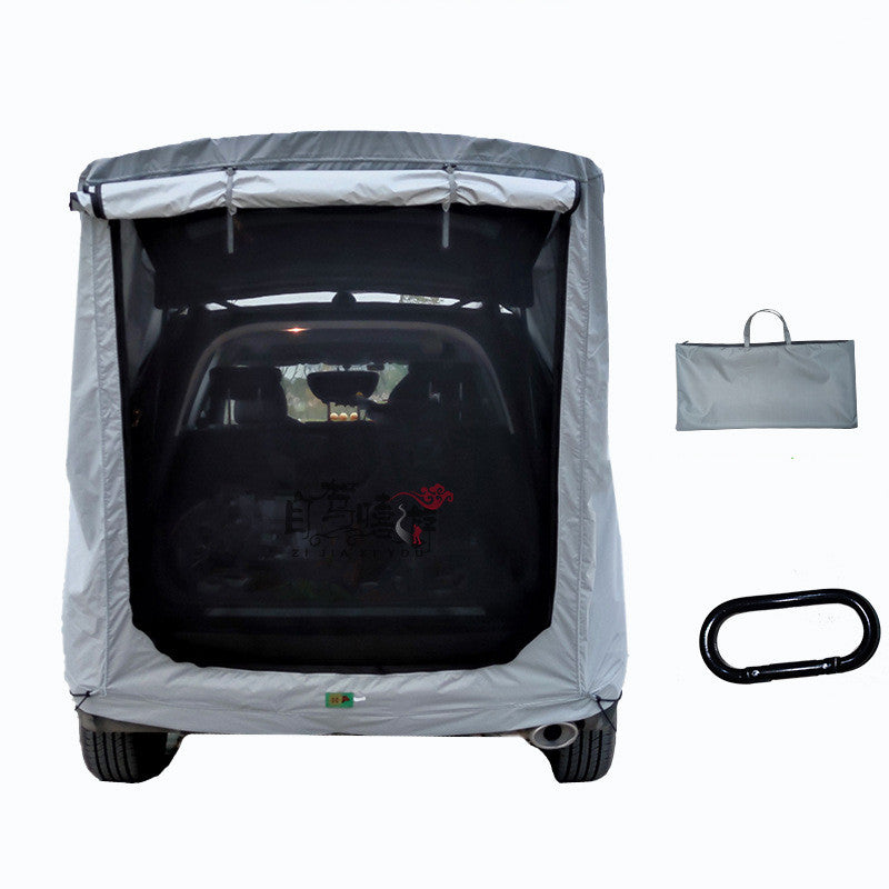 Car Trunk Extension Tent At The Rear Of The Car - Minihomy