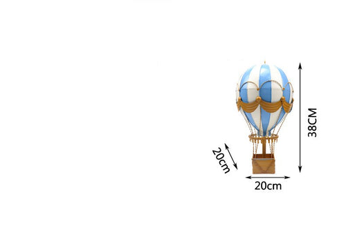 Retro simulation hot air balloon model