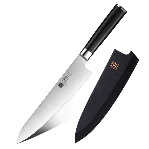440C Composite Steel Butcher Knife Japanese Style Sashimi Salmon Knife