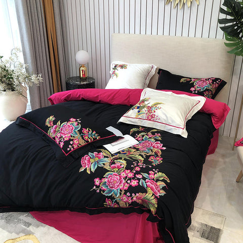 4-piece Set Of European High-end Soft Model Room Villa Bedding