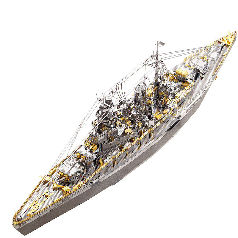 3d Three-dimensional Metal Puzzle Adult Liaoning Aircraft Carrier Ship Wuzhi 10 Aircraft Model Assembling Toy