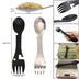 Tableware Multitool Bottle Stainless Steel Cutlery Flatware Utensil Fork Can Opener Spork Picnic Multi Tool