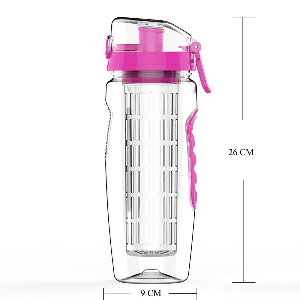 Free Fruit Infuser Juice Shaker Bottle Portable Climbing Camp Bottle