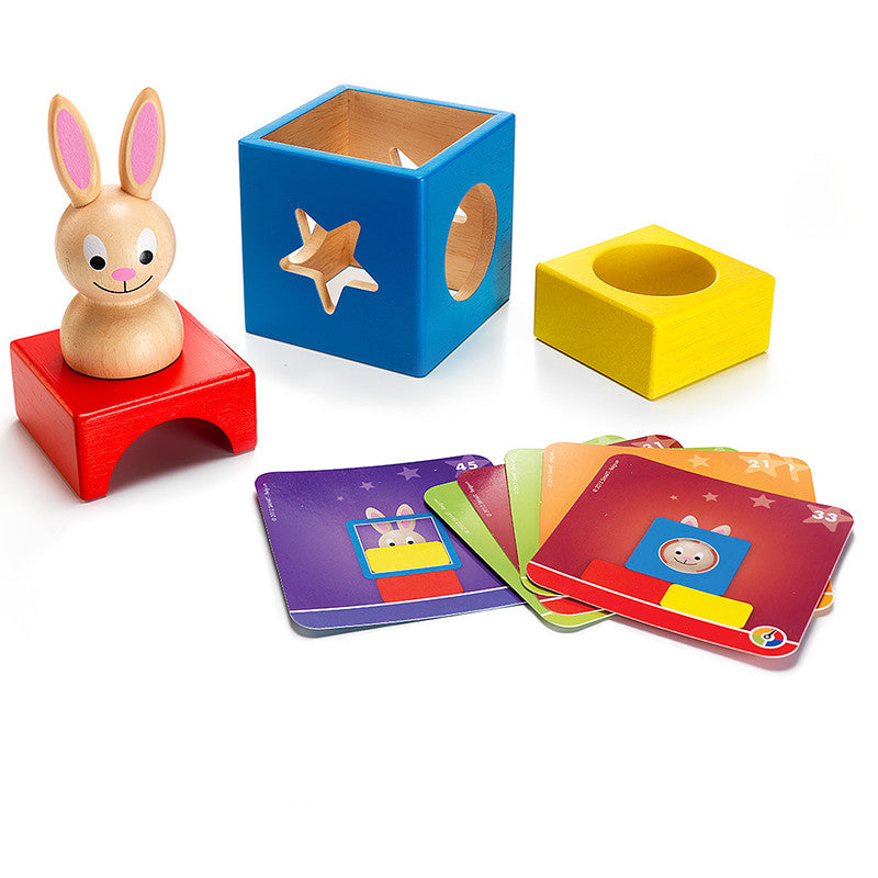 Bunny Magic Box Puzzle Enlightenment Board Game Toy Parent-child Interactive Wooden