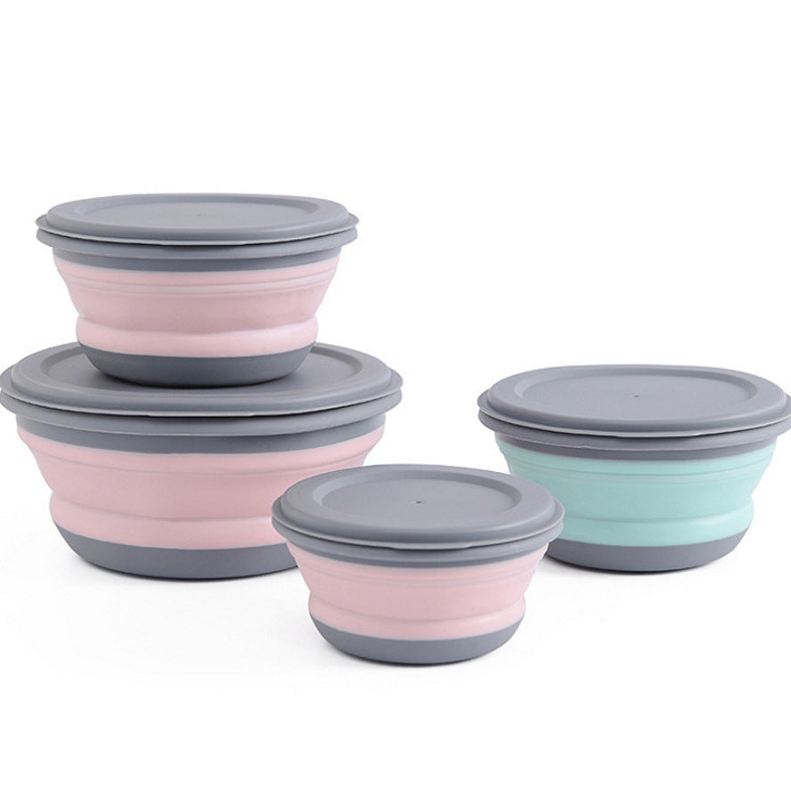 3pcs/set Portable Silicone Folding Bowl - Minihomy