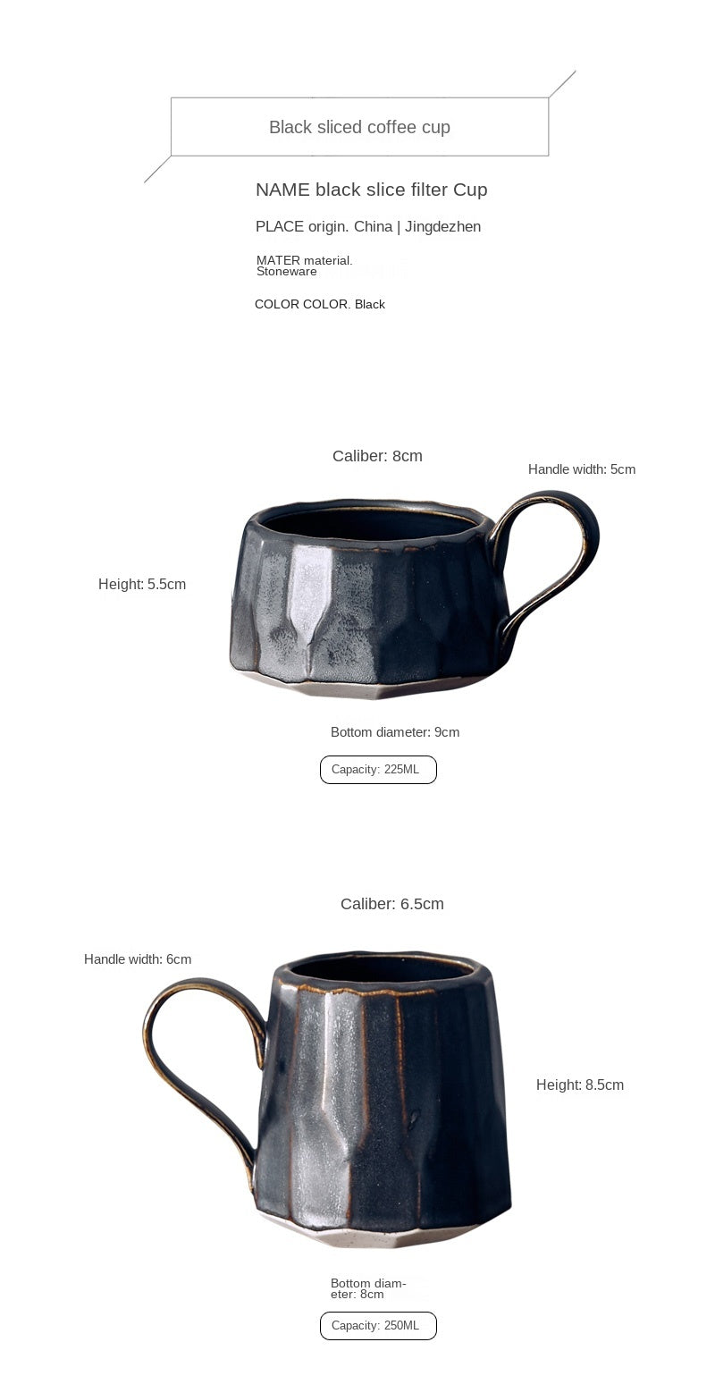 Retro Mug Boy Ceramic Coffee Cup