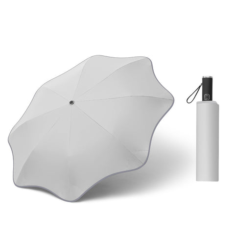 Curved Automatic Umbrella Luminous Transparent Umbrella