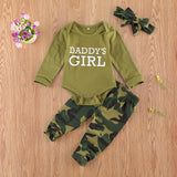 Products Set Letter Camouflage Printed Children Set