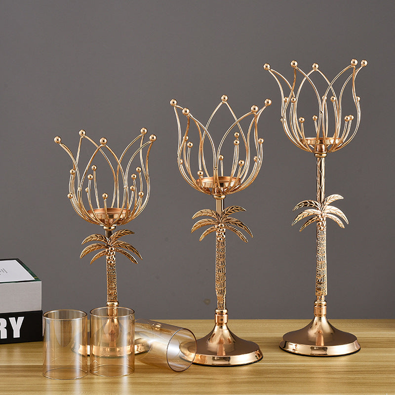 Candle Holder Dining Table Candle Light Decoration