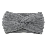 Knitted Cross Headband Ear Protection Braided Headband