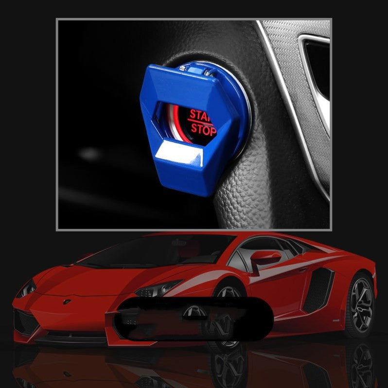 Car Engine Start Stop Switch Button Cover