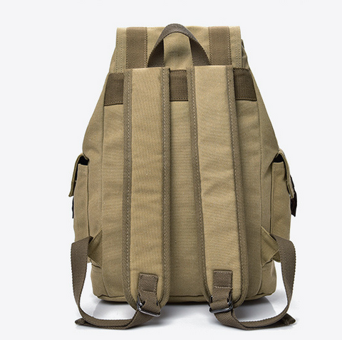 Influx street canvas backpack unisex backpack retro leisure travel bag large capacity bag