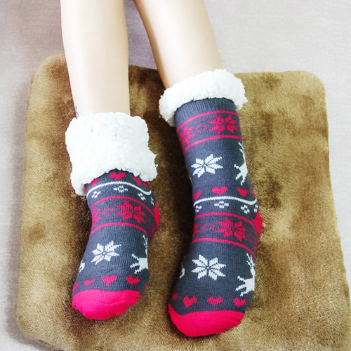 Thermal Fleece Winter Slipper Socks