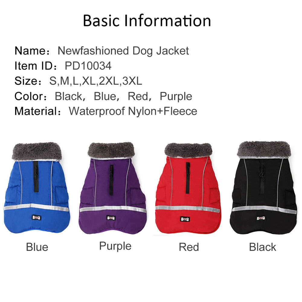 Dog clothes thick warm vest - Minihomy