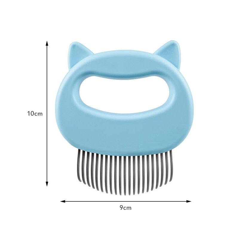 Pet Hair Removal Massaging Shell Comb - Minihomy