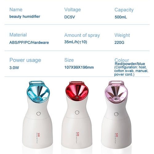 Three-in-one Purple Light Disinfection Lamp Humidifier