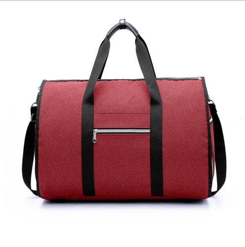 Travel Bag Brand Men 2 In 1 Garment Bag High-capacity Multi-function Foldable Nylon Duffle Suit Busines Trip Shoulder Bag