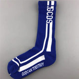 Pure cotton high-top letter socks