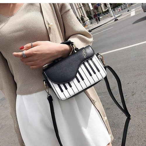 Music Lovers Piano Shaped Bag
