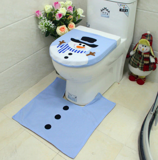 Christmas Toilet Seat Cover