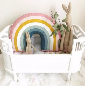 Sweet single product pillow super soft rainbow pillow baby toys home decoration