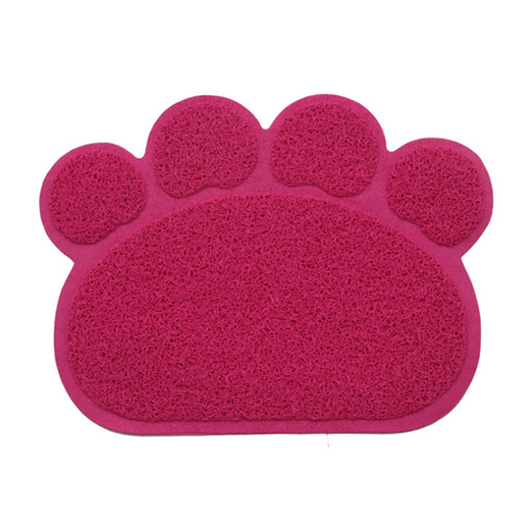 Claw-shaped cat litter mat