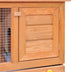 Outdoor Rabbit Hutch Small Animal House Pet Cage 1 Door Wood - Minihomy