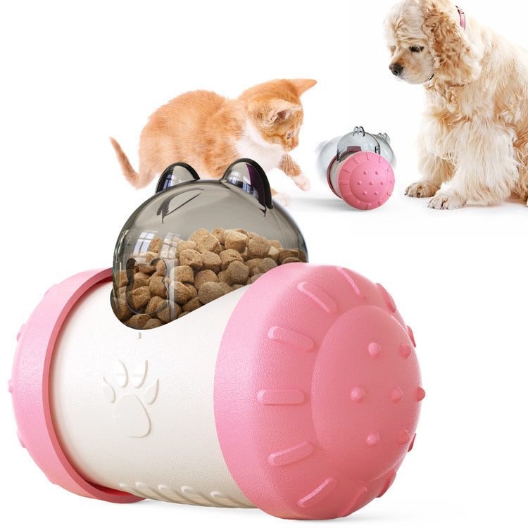 Funny Dog Treat Leaking Toy With Wheel Interactive Toy For Dogs Puppies Cats Pet Products Supplies Accessories