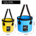 Portable Travel Bag Fishing Bucket Folding Bucket Bag Outdoor Convenient Travel Car Wash Bucket Outdoor Waterproof Bag - Minihomy